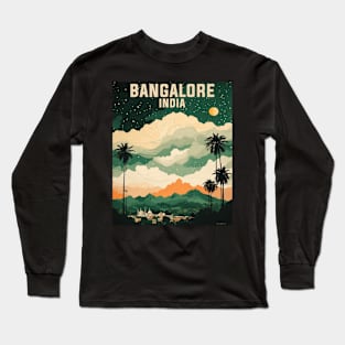 Bangalore India Vintage Tourism Travel Long Sleeve T-Shirt